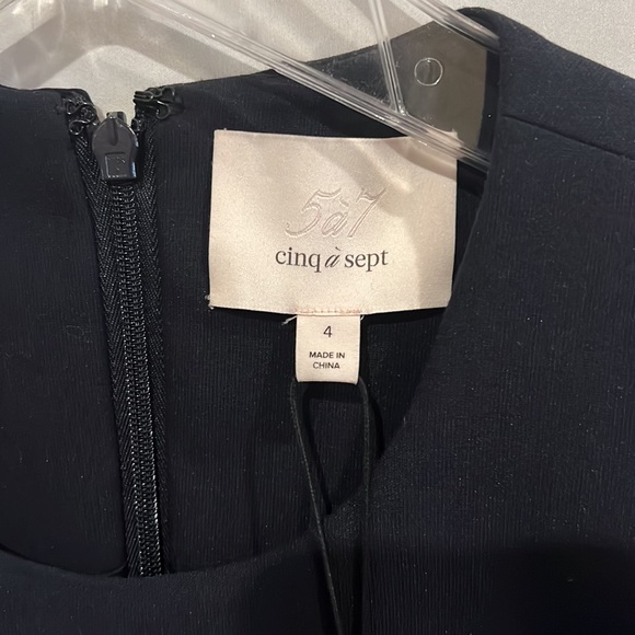 NWT Cinq a Sept 5 * 7 Piper Dress in Navy - Picture 6 of 13